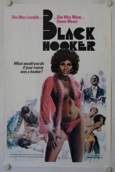 Black Hooker originales US Onesheet Filmplakat